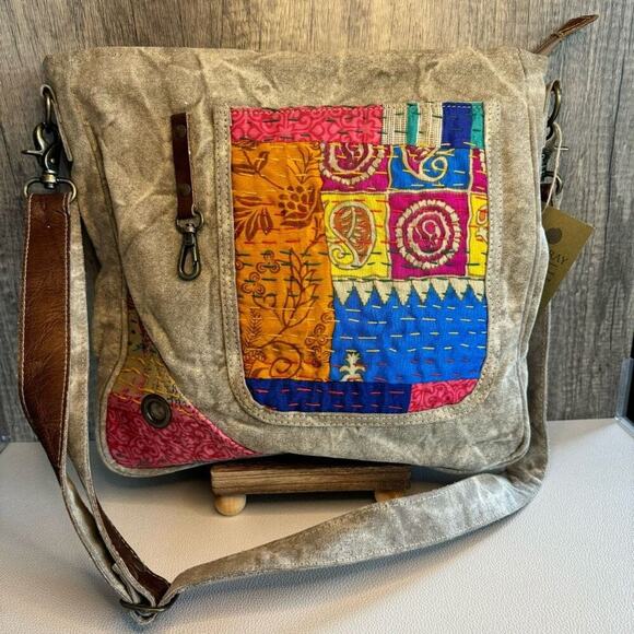 Canvas Purse Boho Crossbody Bag New FAST SHIP - Picture 1 of 13